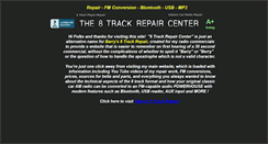 Desktop Screenshot of 8trackrepaircenter.com